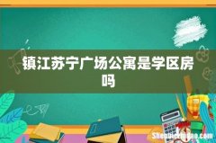 镇江苏宁广场公寓是学区房吗