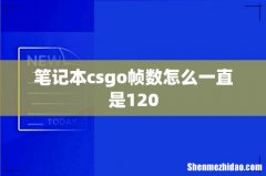 笔记本csgo帧数怎么一直是120