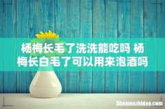 杨梅长毛了洗洗能吃吗 杨梅长白毛了可以用来泡酒吗