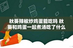 秋葵辣椒炒鸡蛋能吃吗 秋葵和鸡蛋一起煮汤吃了什么用