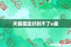 天猫魔盒识别不了u盘