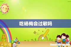 吃杨梅会过敏吗
