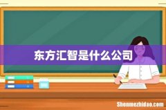 东方汇智是什么公司