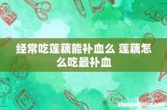 经常吃莲藕能补血么 莲藕怎么吃最补血