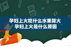 孕妇上火吃什么水果降火 孕妇上火是什么原因