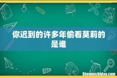 你迟到的许多年偷看莫莉的是谁