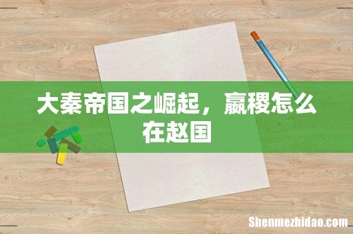 大秦帝国之崛起,嬴稷怎么在赵国