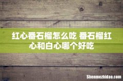 红心番石榴怎么吃 番石榴红心和白心哪个好吃