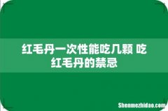 红毛丹一次性能吃几颗 吃红毛丹的禁忌