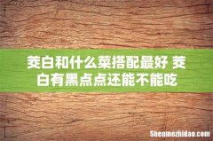 茭白和什么菜搭配最好 茭白有黑点点还能不能吃