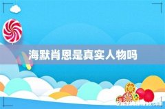 海默肖恩是真实人物吗