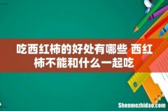吃西红柿的好处有哪些 西红柿不能和什么一起吃