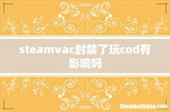 steamvac封禁了玩cod有影响吗