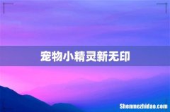 宠物小精灵新无印