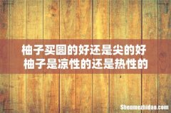 柚子买圆的好还是尖的好 柚子是凉性的还是热性的