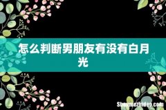 怎么判断男朋友有没有白月光