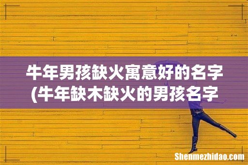 牛年缺木缺火的男孩名字大全，男孩缺木缺火，起什么名字好？ 牛年男孩缺火寓意好的名字