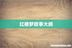 红楼梦故事大纲