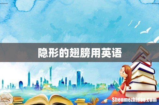 隐形的翅膀用英语