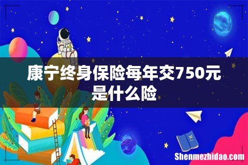 康宁终身保险每年交750元是什么险