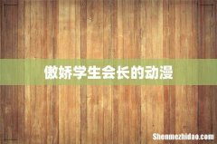 傲娇学生会长的动漫