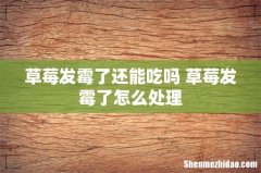 草莓发霉了还能吃吗 草莓发霉了怎么处理