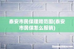 泰安市民保怎么报销 泰安市民保理赔范围