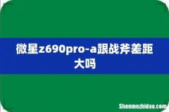 微星z690pro-a跟战斧差距大吗
