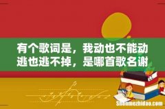 有个歌词是，我动也不能动逃也逃不掉，是哪首歌名谢谢