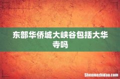 东部华侨城大峡谷包括大华寺吗