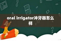 oral irrigator冲牙器怎么样