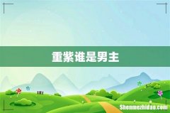 重紫谁是男主