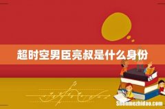 超时空男臣亮叔是什么身份
