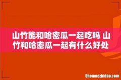 山竹能和哈密瓜一起吃吗 山竹和哈密瓜一起有什么好处