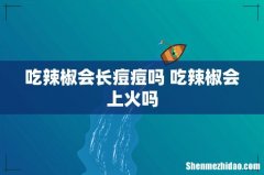 吃辣椒会长痘痘吗 吃辣椒会上火吗