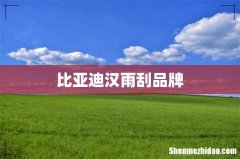 比亚迪汉雨刮品牌