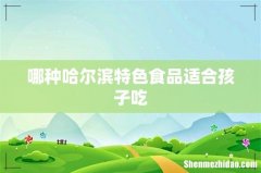 哪种哈尔滨特色食品适合孩子吃