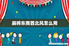 麻将东南西北风怎么用