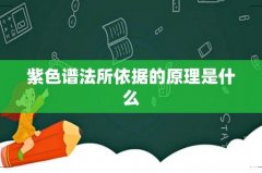 紫色谱法所依据的原理是什么