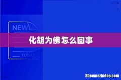 化胡为佛怎么回事