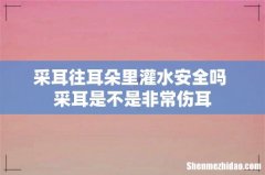采耳往耳朵里灌水安全吗 采耳是不是非常伤耳