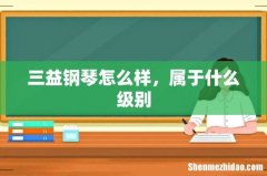 三益钢琴怎么样，属于什么级别