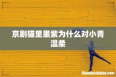 京剧猫里墨紫为什么对小青温柔