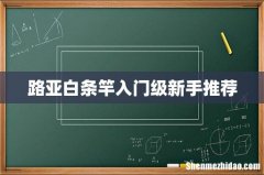 路亚白条竿入门级新手推荐