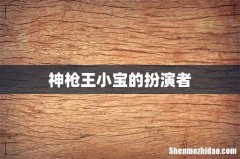 神枪王小宝的扮演者