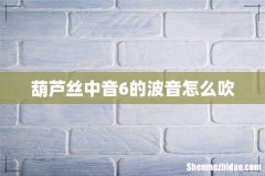 葫芦丝中音6的波音怎么吹