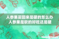 人参果买回来是硬的怎么办 人参果是软的好吃还是硬的好吃
