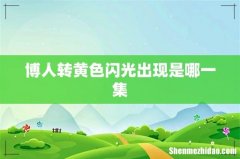 博人转黄色闪光出现是哪一集