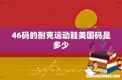 46码的耐克运动鞋美国码是多少