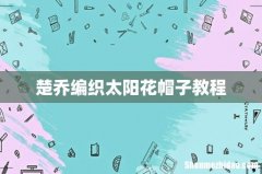 楚乔编织太阳花帽子教程